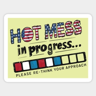 Hot Mess America Magnet